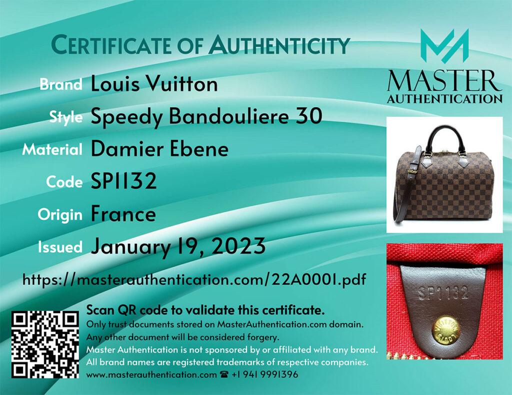 Louis Vuitton Authentication Service/pricing